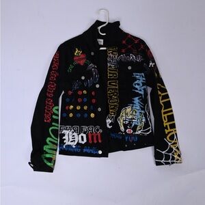 Graphic Black Jacket
